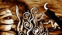 2017 :: Live sand art: Show Dunes, David Myriam
