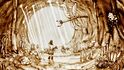 Création vidéo dessin sur sable pour le spectacle "Immersion (…)