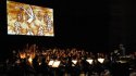 2009 - Dessin sur sable avec concert symphonique, Auditorium Lyon