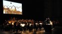 2009 - Dessin sur sable avec concert symphonique, Auditorium Lyon