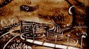 2010 - Dessin sur sable, événement d'entreprise, France