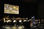 2009 - Live sand drawing with symphonic orchestra, Auditorium Lyon {JPEG}
