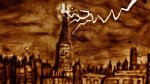 2010 - Dessin sur sable pour diaporama du spectacle "Rezign Live" {JPEG}