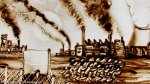 2016 : : Spectacle dessin sur sable (esclavage & pollution) : Souffle {JPEG}