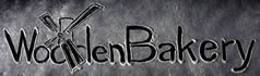 Logo Wooden Bakery, dessin sur poudre