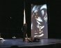 2010 - Live sand drawing for the play "Cet animal qui nous regarde"