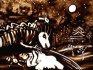 2010 - Dessin sur sable pour concert symphonique, Takénori Némoto