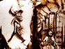 2010 - Dessin sur sable pour concert symphonique, Tango
