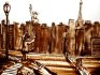 2010 - Dessin sur sable pour un concert symphonique, Bernstein